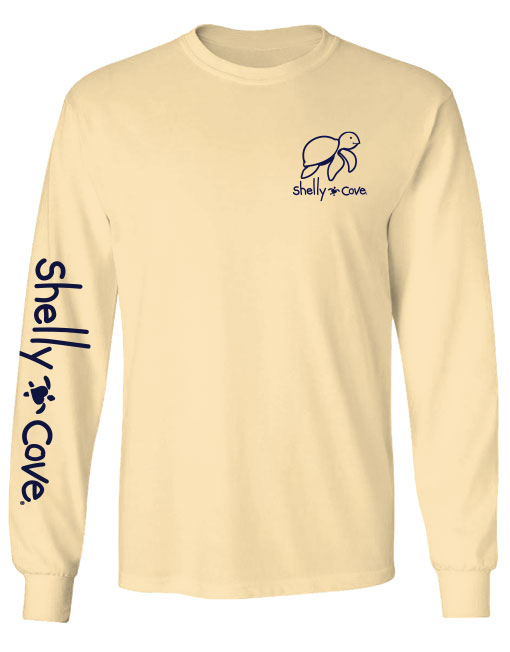 LOUISIANA TURTLE, ADULT LS COMFORT COLORS TEE (PRINTED TO ORDER)