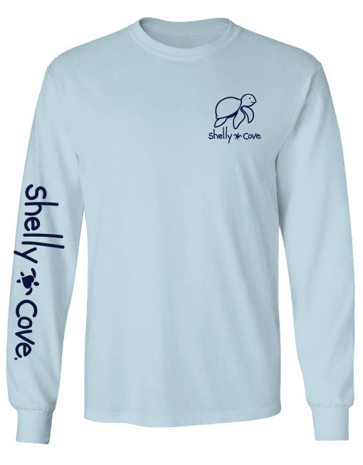 TEXAS TURTLE, ADULT LS COMFORT COLORS TEE (PRINTED TO ORDER)
