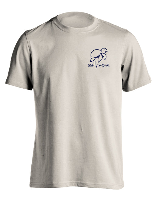 BEACH IS MY HAPPY PLACE TURTLE, COMFORT COLORS TEE