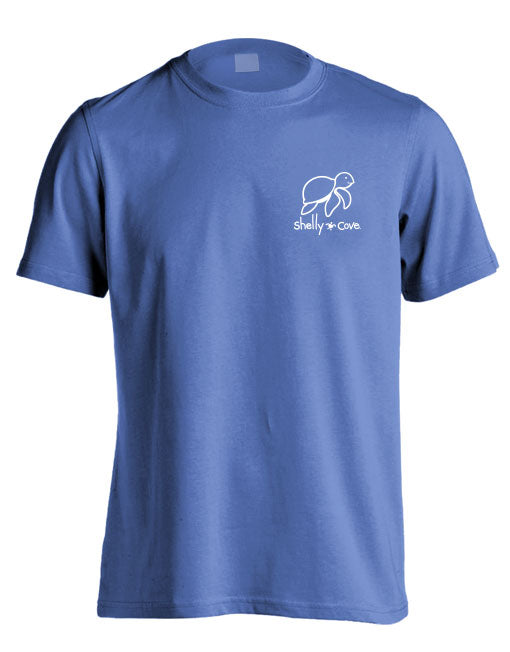 FLAMINGO PALM TURTLE COMFORT COLORS TEE