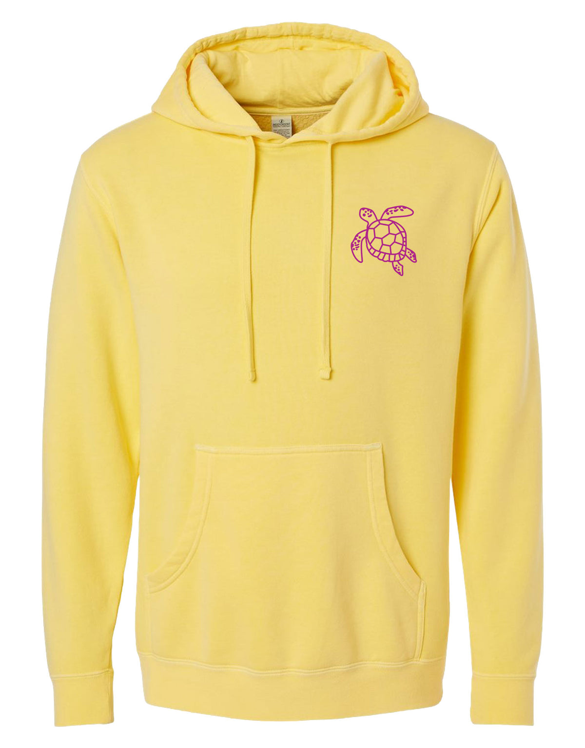 FLATBACK SEA TURTLE, ADULT HOODIE