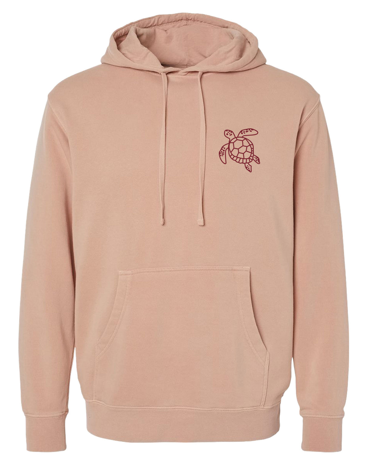 SHELLY COVE GREEN SEA TURTLE, ADULT HOODIE