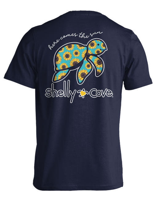 HERE COMES THE SUN TURTLE, COMFORT COLORS TEE