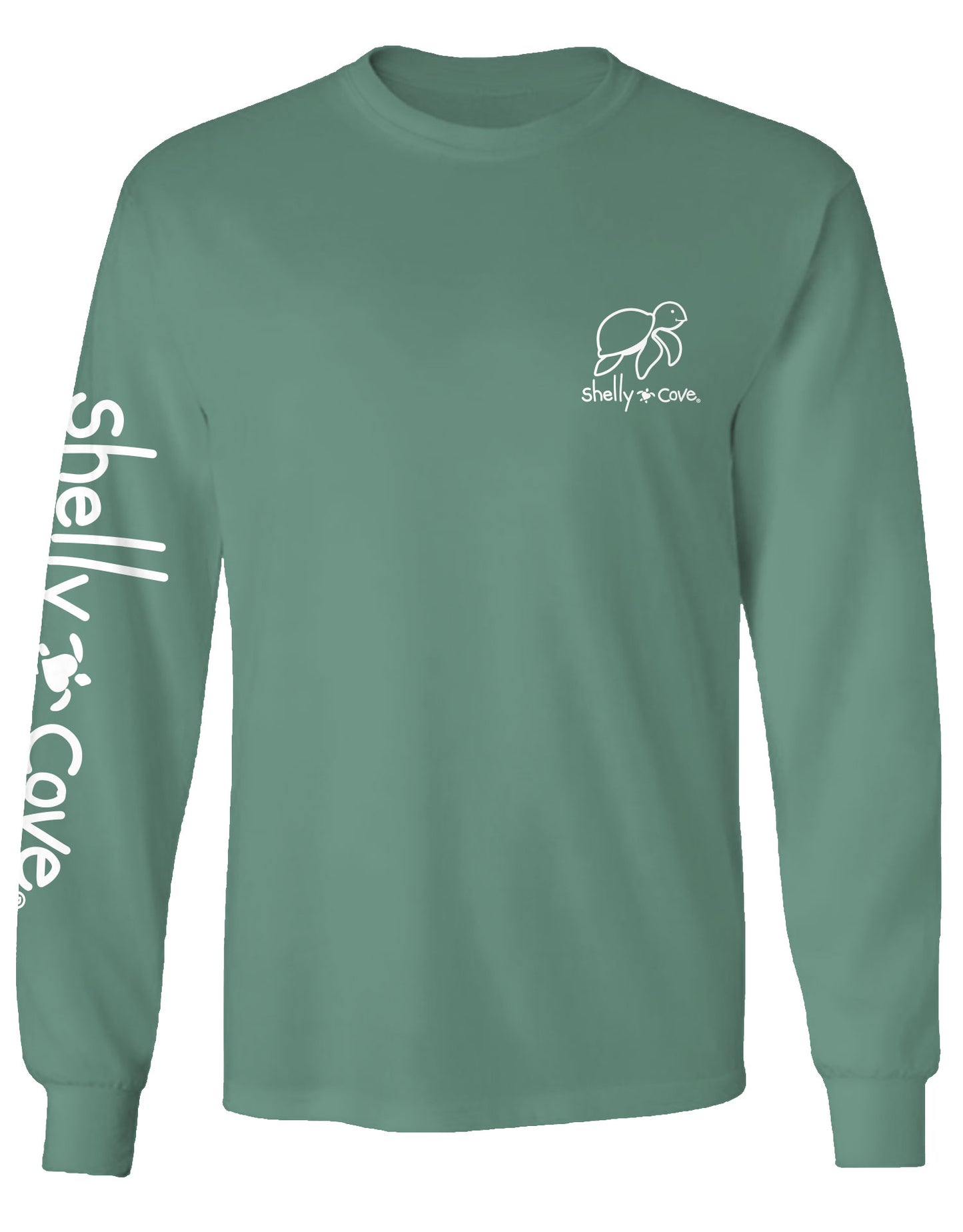 HO HO HO TURTLES, ADULT LS COMFORT COLORS TEE