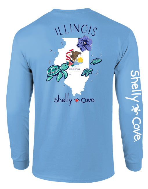 ILLINOIS TURTLES, ADULT LS (PRINTED TO ORDER)