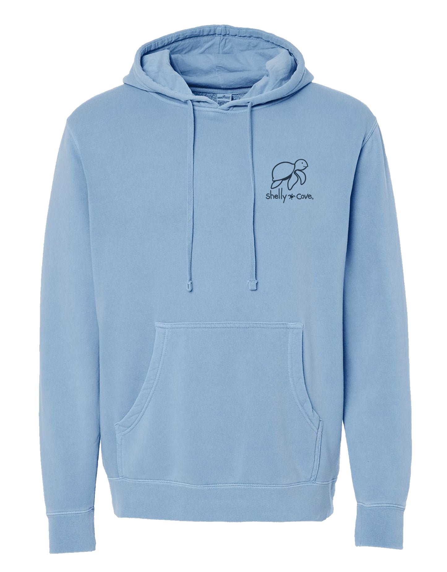 SHELLY COVE INTO THE OCEAN I GO TURTLE, ADULT HOODIE