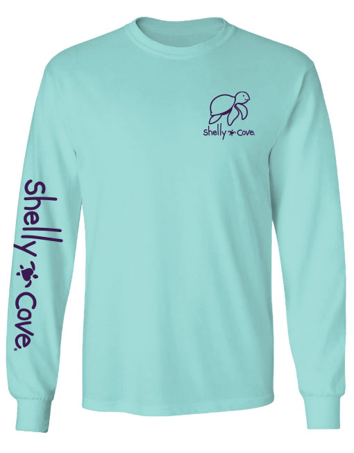 JINGLE SHELLS, ADULT LS COMFORT COLORS TEE