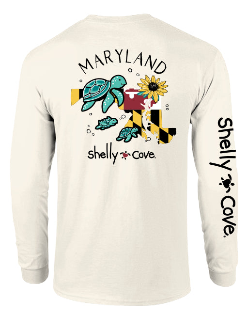 MARYLAND TURTLES, ADULT LS (PRINTED TO ORDER)