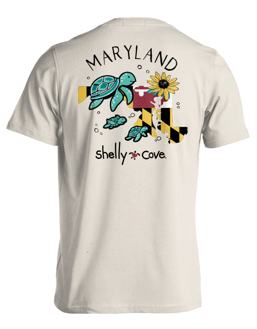 MARYLAND TURTLES COMFORT COLORS TEE (PRINTED TO ORDER)