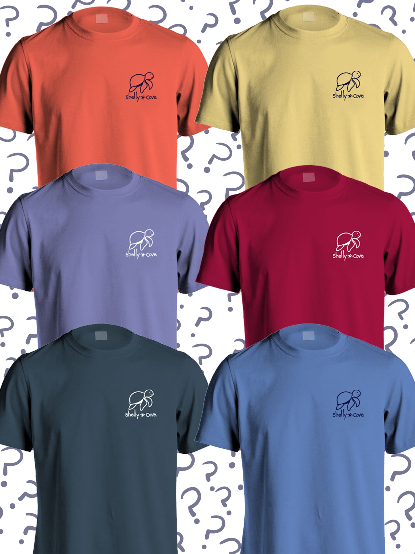 MYSTERY OUTLINE TURTLE COMFORT COLORS TEE