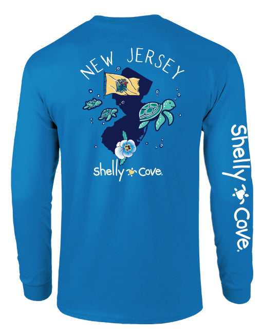 NEW JERSEY TURTLES, ADULT LS (PRINTED TO ORDER)