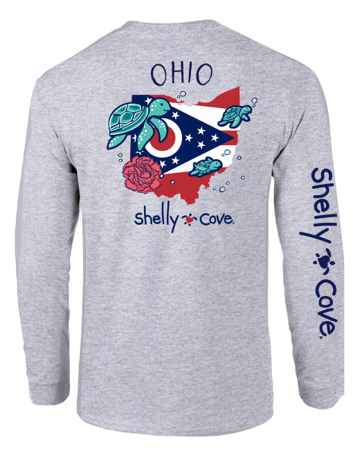 OHIO TURTLES, ADULT LS (PRINTED TO ORDER)
