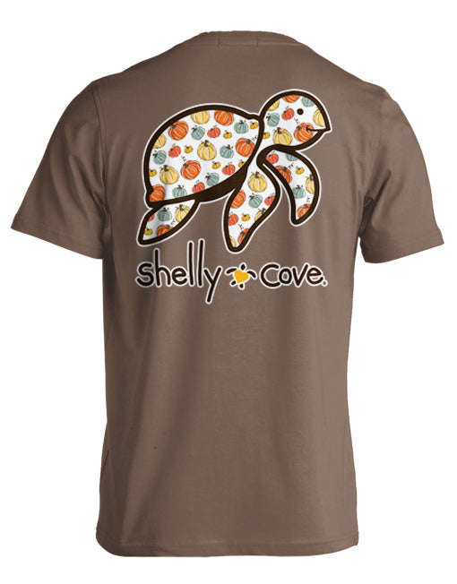 PUMPKIN PATTERN TURTLE COMFORT COLORS TEE