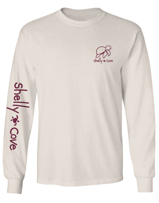 RETRO PATTERN TURTLE, ADULT LS