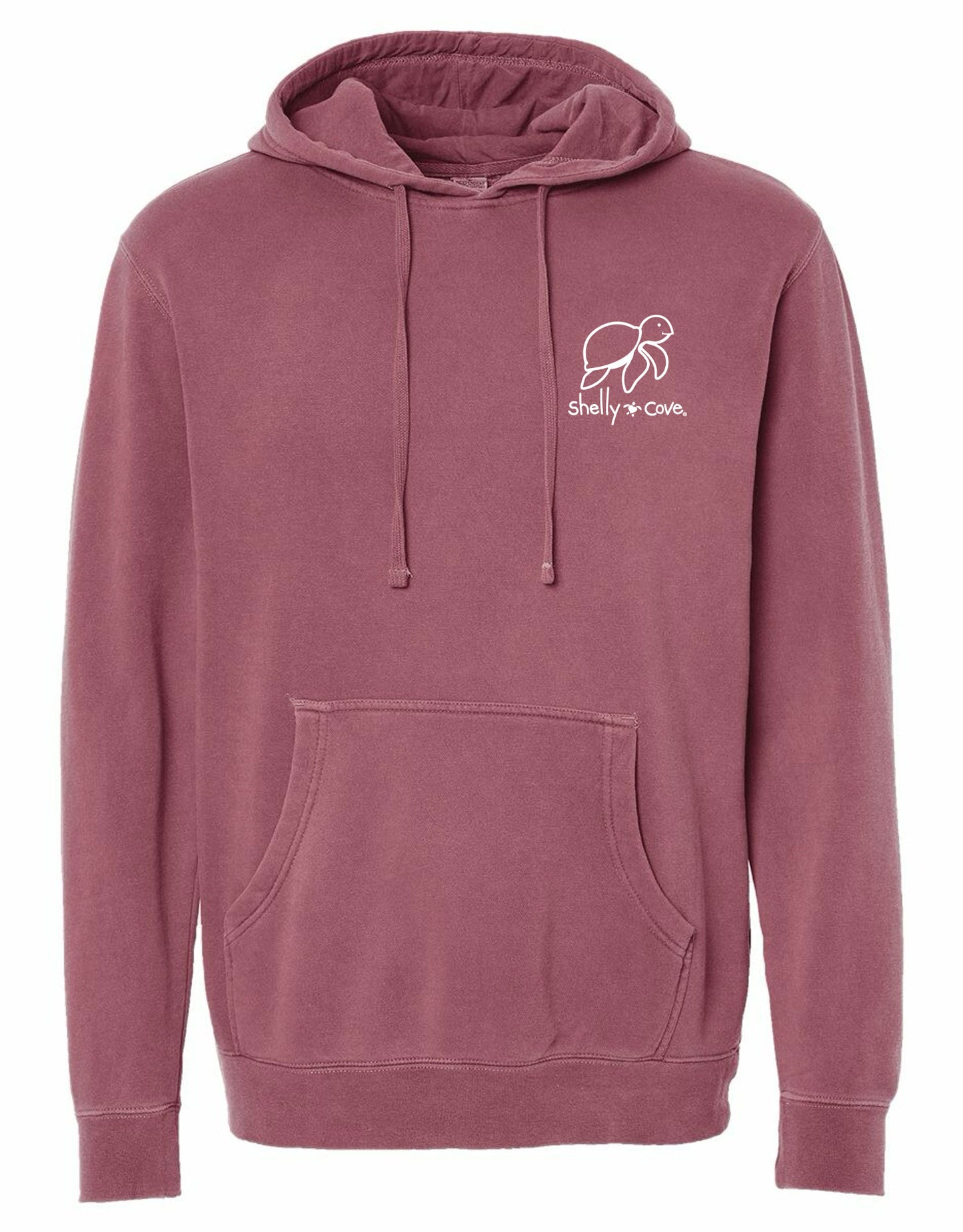 SEASIDE CHRISTMAS TURTLE, ADULT HOODIE