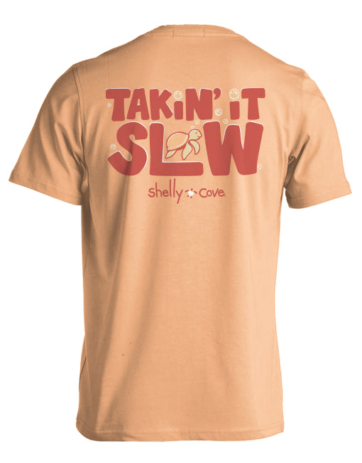 TAKIN IT SLOW TURTLE COMFORT COLORS TEE