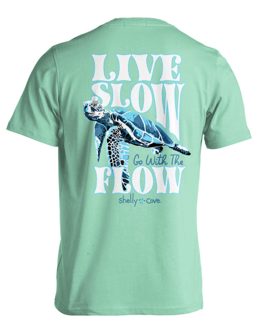 LIVE SLOW COMFORT COLORS TEE (PRE-ORDER, SHIPS IN 2 WEEKS)