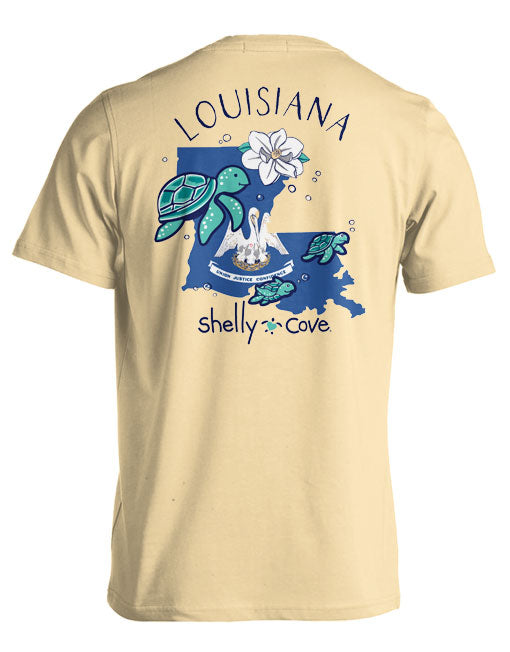 LOUISIANA TURTLE COMFORT COLORS TEE (PRINTED TO ORDER)