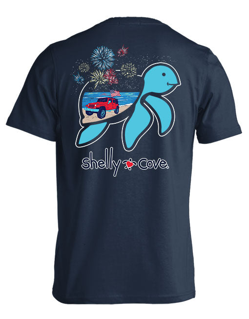 FIREWORKS TURTLE COMFORT COLORS TEE (PRE-ORDER, SHIPS IN 2 WEEKS)