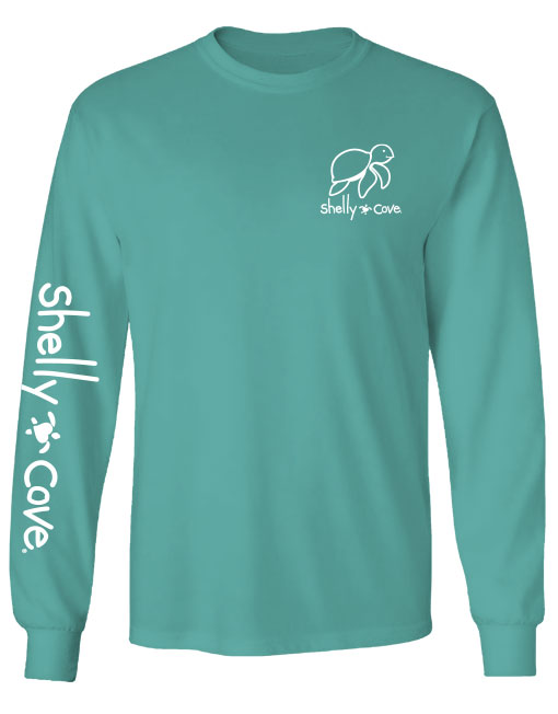 FLORIDA TURTLES, ADULT LS COMFORT COLORS TEE (PRINTED TO ORDER)