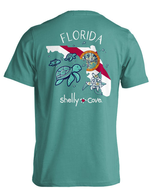 FLORIDA TURTLES COMFORT COLORS TEE (PRINTED TO ORDER)