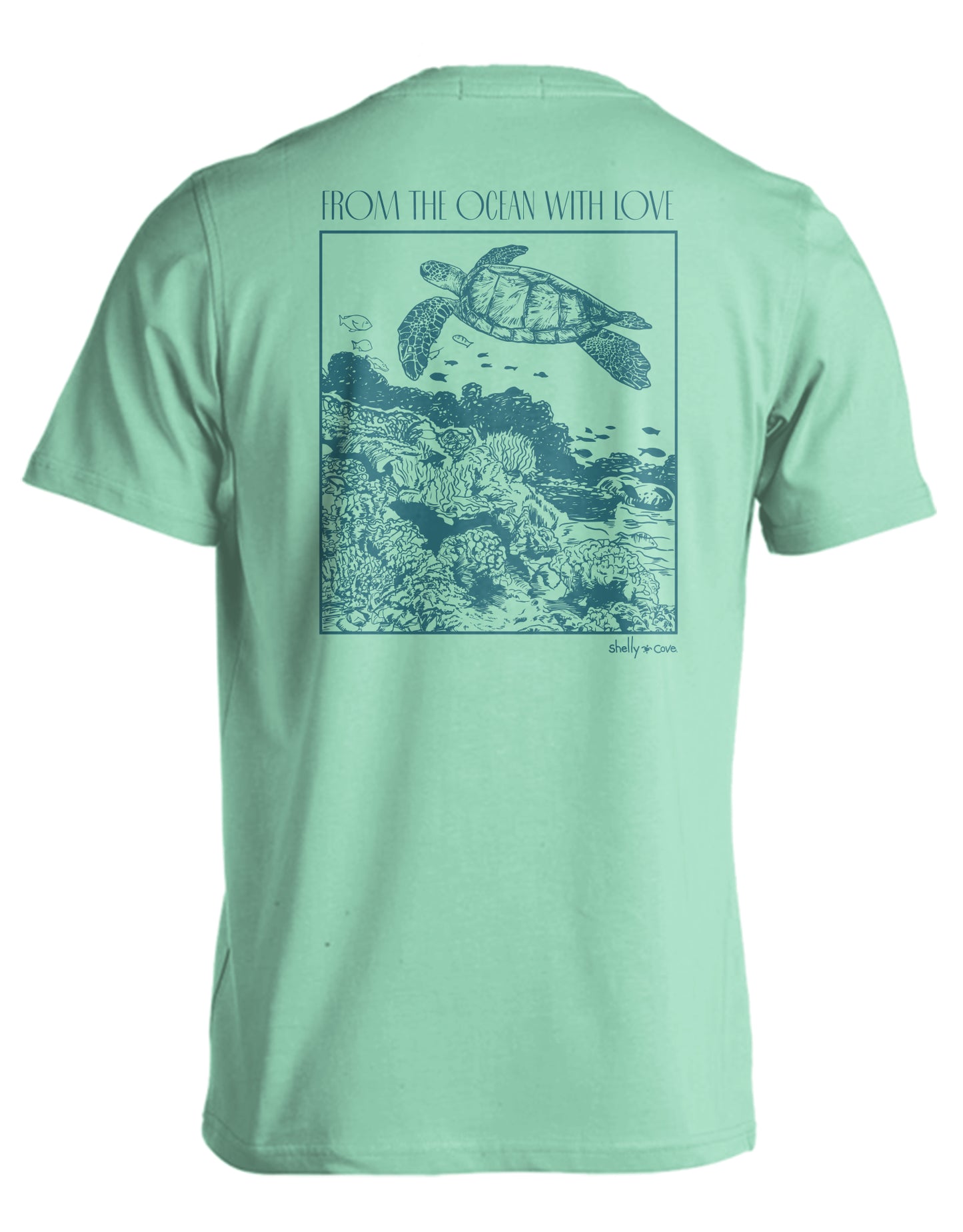FROM THE OCEAN WITH LOVE COMFORT COLORS TEE