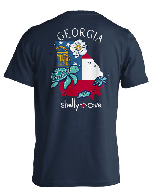 GEORGIA TURTLES COMFORT COLORS TEE (PRINTED TO ORDER)