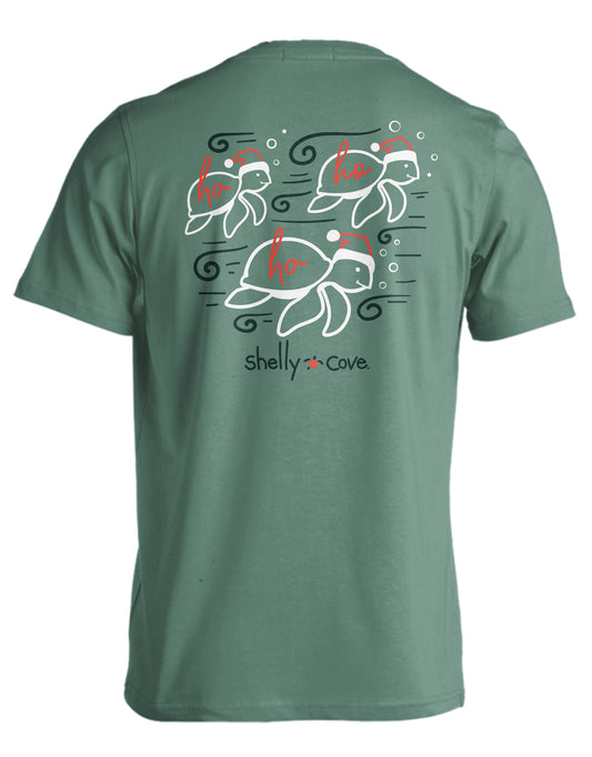 HO HO HO TURTLES COMFORT COLORS TEE