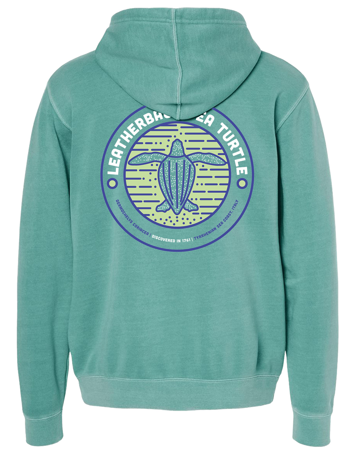 LEATHERBACK SEA TURTLE, ADULT HOODIE