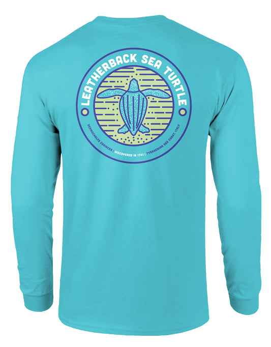 LEATHERBACK SEA TURTLE, ADULT LS COMFORT COLORS TEE