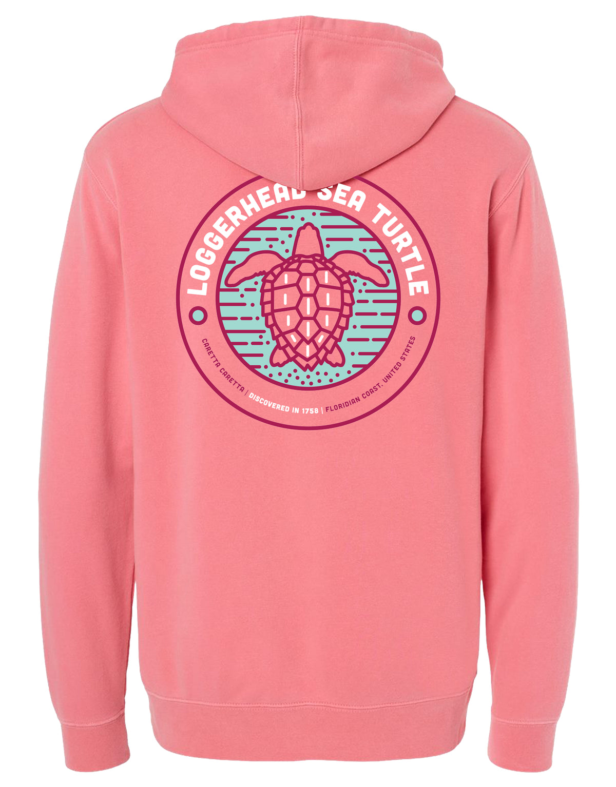 SHELLY COVE LOGGERHEAD SEA TURTLE, ADULT HOODIE