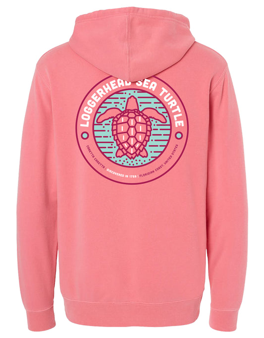 SHELLY COVE LOGGERHEAD SEA TURTLE, ADULT HOODIE
