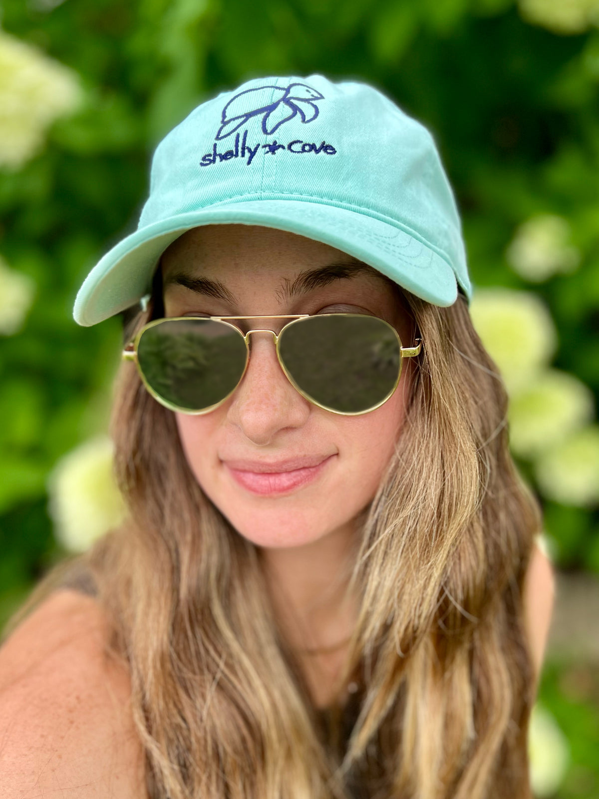 Hat Attack Tan and Mint Green Hat Circle Patch Performance Small Fit Hat - Mint – Saltwater  main image 3