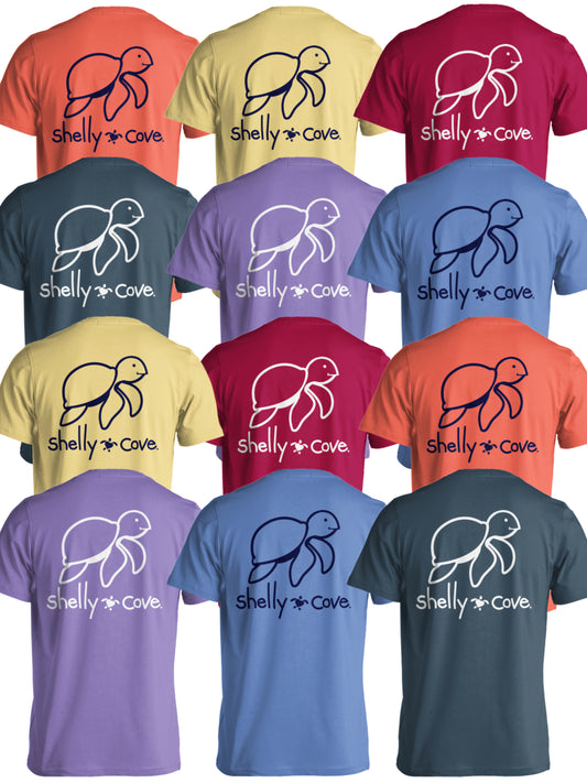 MYSTERY OUTLINE TURTLE COMFORT COLORS TEE