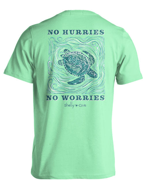 NO HURRIES, NO WORRIES TURTLE (PRINTED TO ORDER)