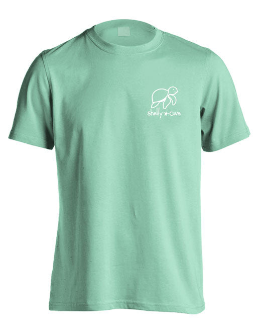 NO HURRIES, NO WORRIES TURTLE COMFORT COLORS TEE (PRINTED TO ORDER)