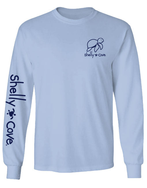 NORTH CAROLINA TURTLES, ADULT LS COMFORT COLORS TEE (PRINTED TO ORDER)