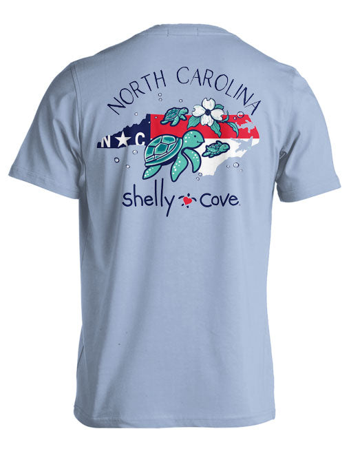 NORTH CAROLINA TURTLES COMFORT COLORS TEE (PRINTED TO ORDER)