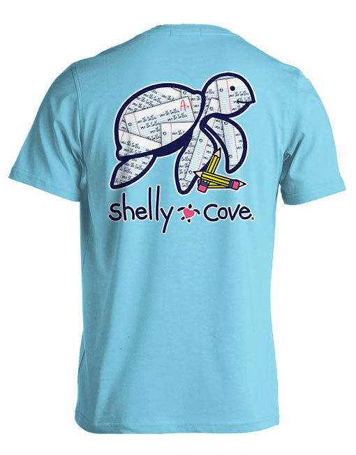 NOTEBOOK TURTLE COMFORT COLORS TEE (PRINTED TO ORDER)