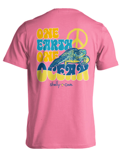 ONE EARTH ONE OCEAN COMFORT COLORS TEE (PRINTED TO ORDER)