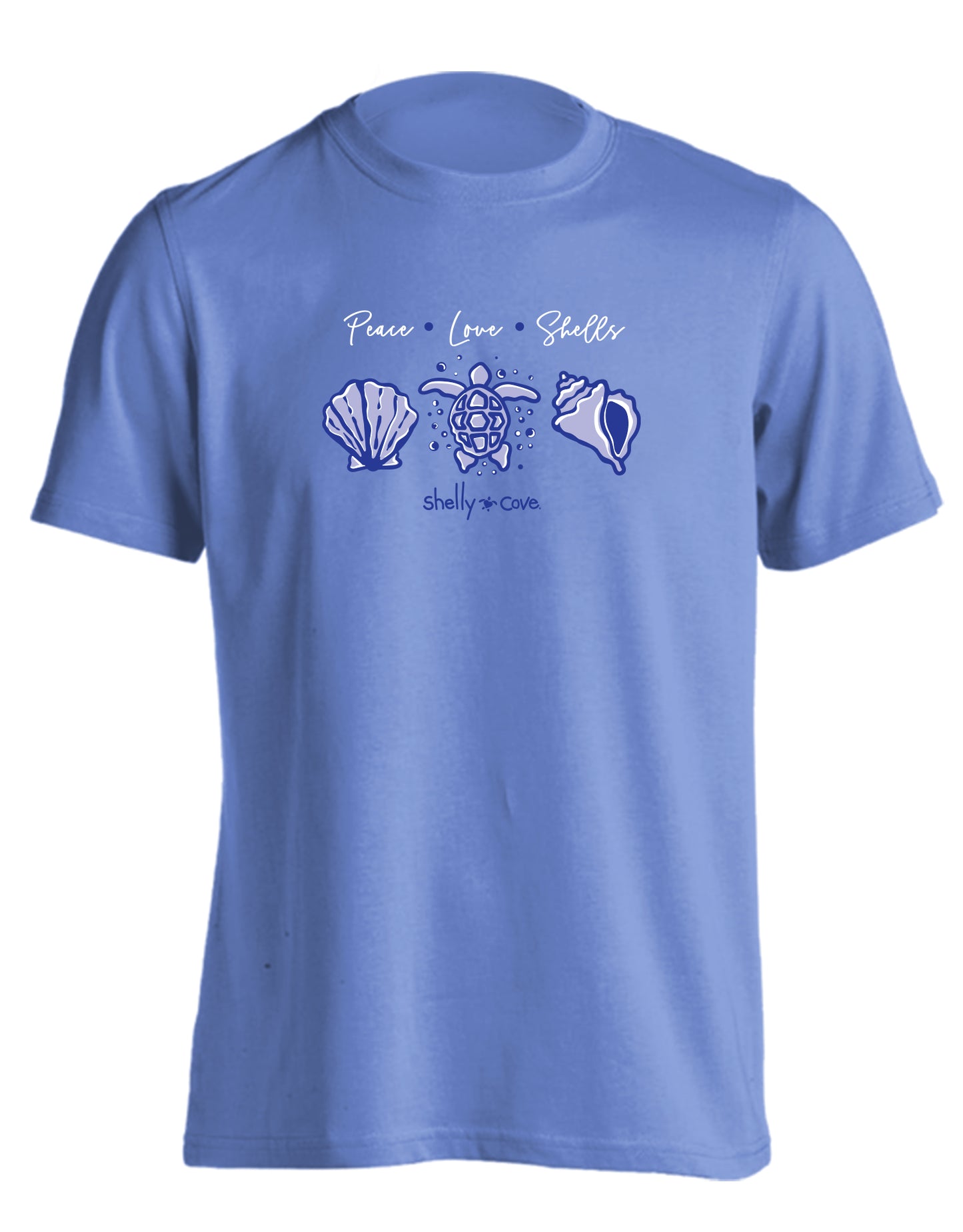 PEACE LOVE SHELLS COMFORT COLORS TEE