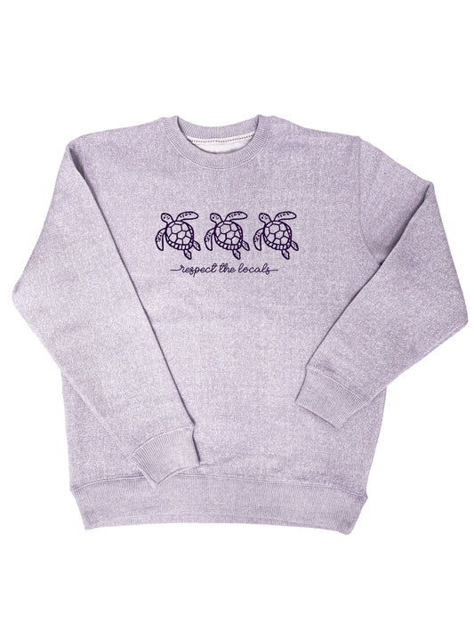 RESPECT THE LOCALS NANTUCKET FLEECE CREW