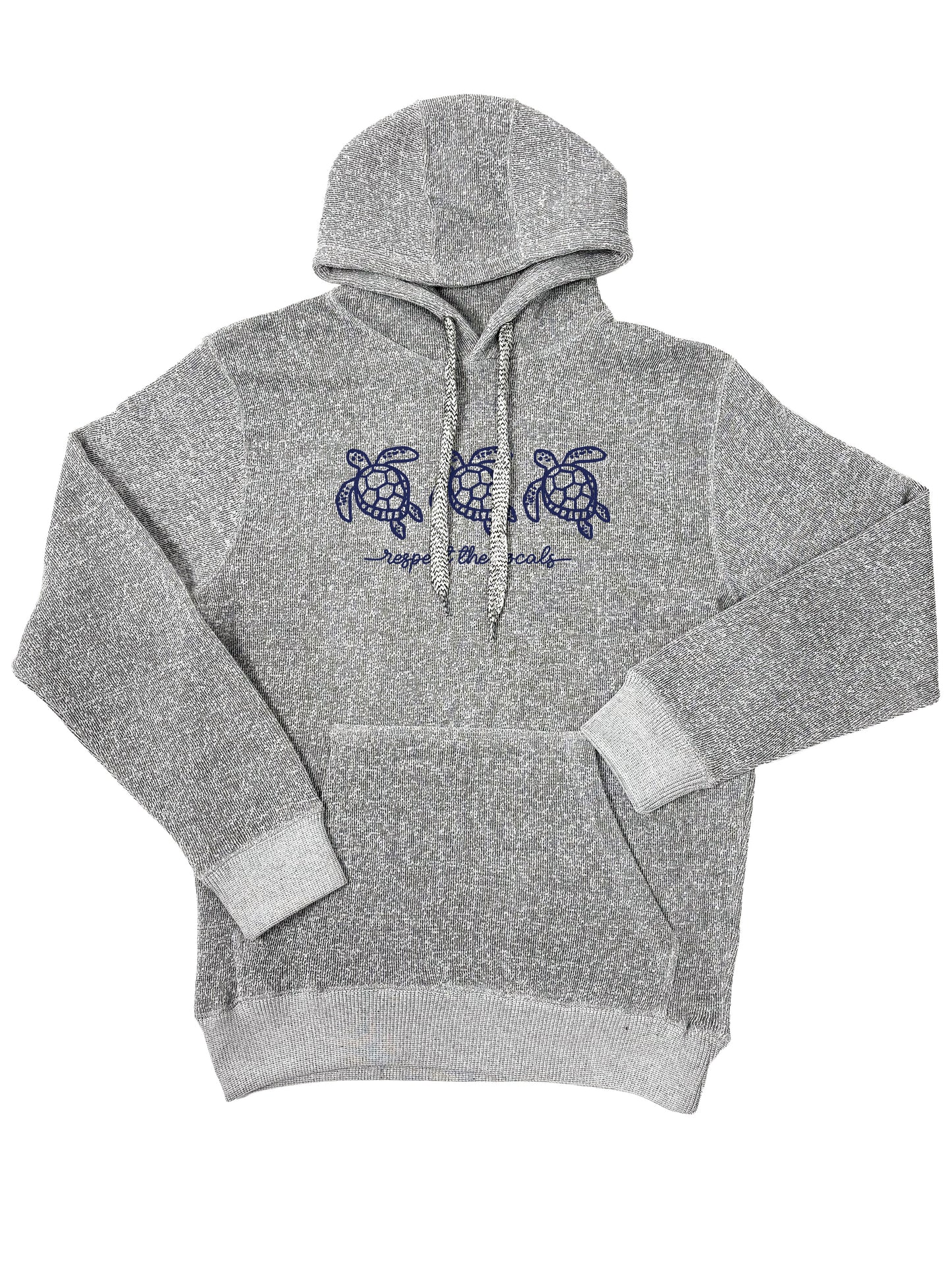 SHELLY COVE RESPECT THE LOCALS NANTUCKET FLEECE HOODIE