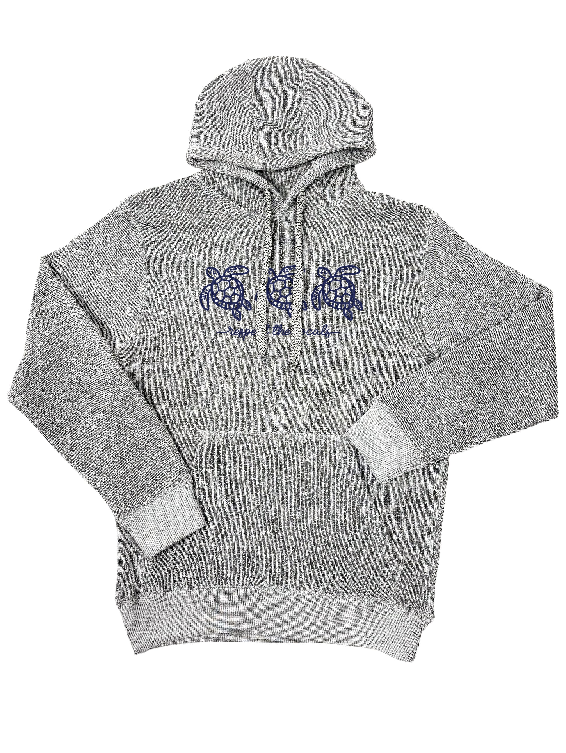 SHELLY COVE RESPECT THE LOCALS NANTUCKET FLEECE HOODIE