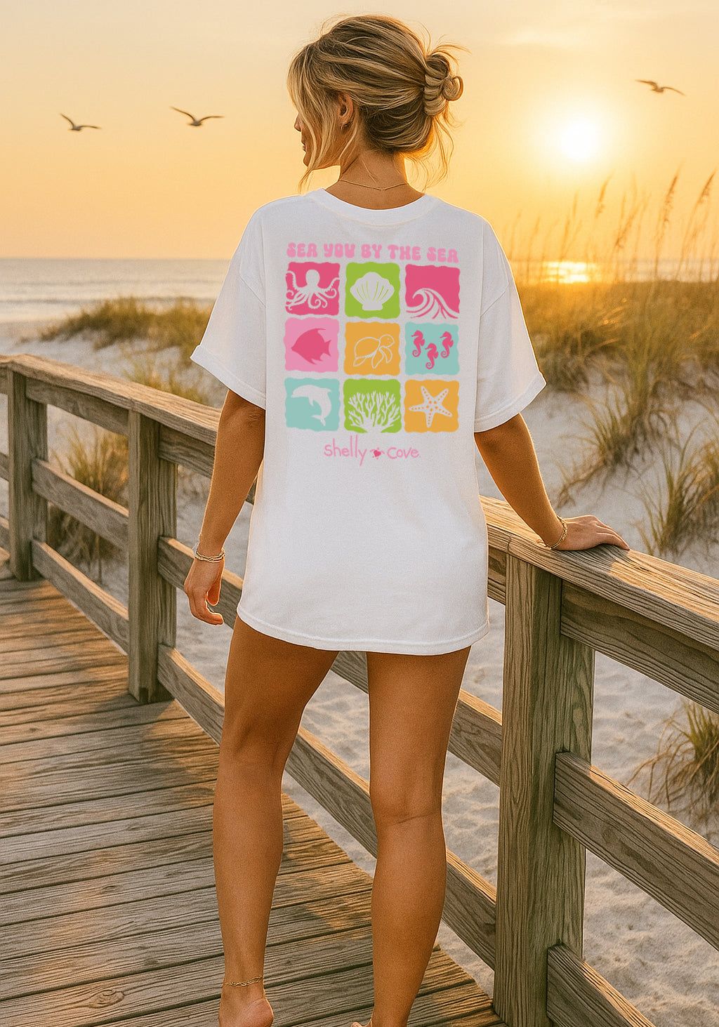 SEA YOU BY THE SEA COMFORT COLORS TEE