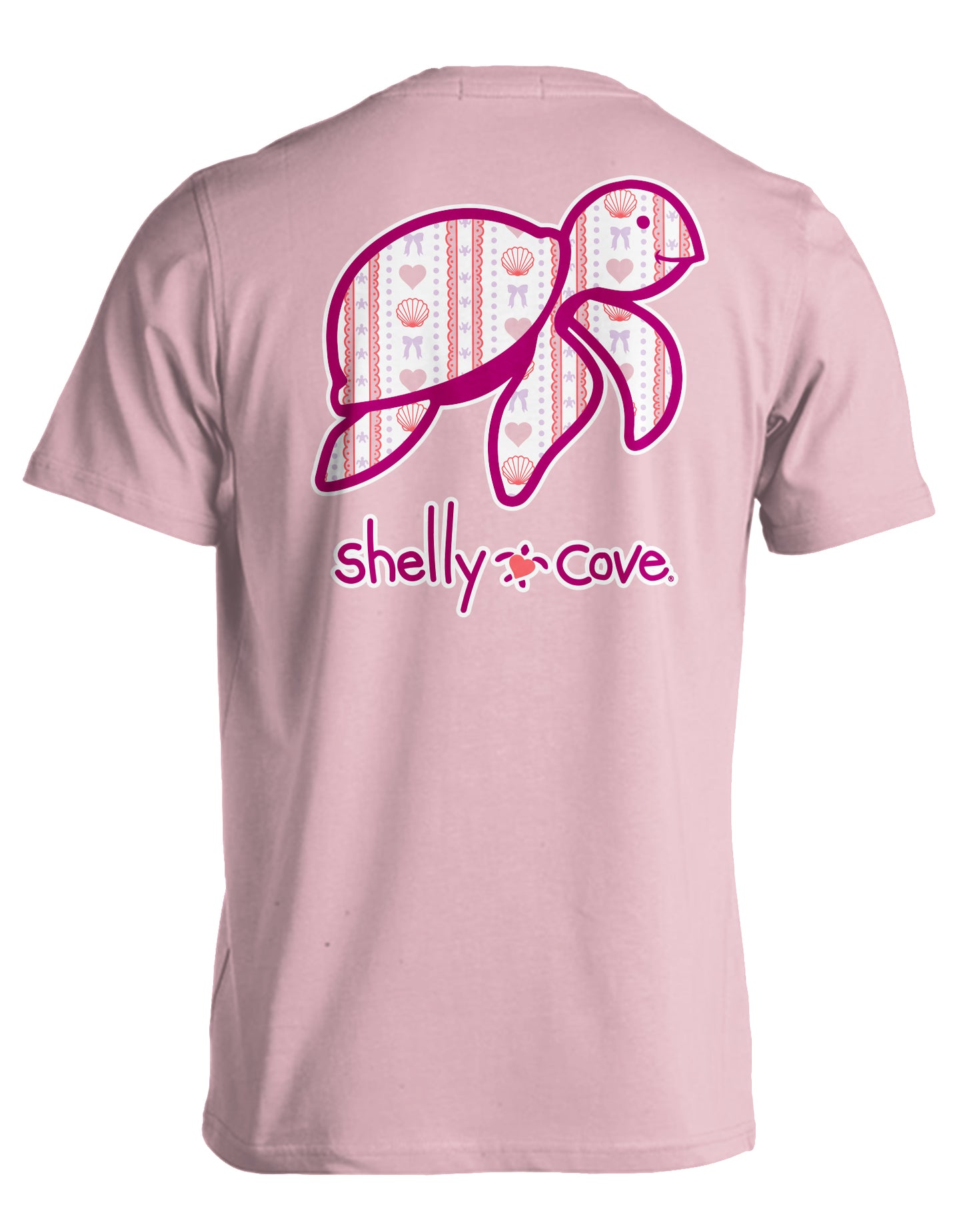 SEASHELLS AND HEARTS TURTLE COMFORT COLORS TEE