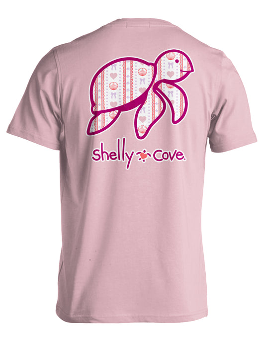 SEASHELLS AND HEARTS TURTLE COMFORT COLORS TEE