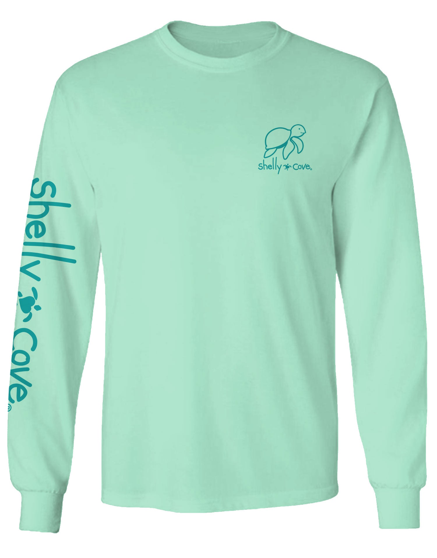 SHELLY COVE SIDE BY SIDE TURTLES, ADULT LS COMFORT COLORS