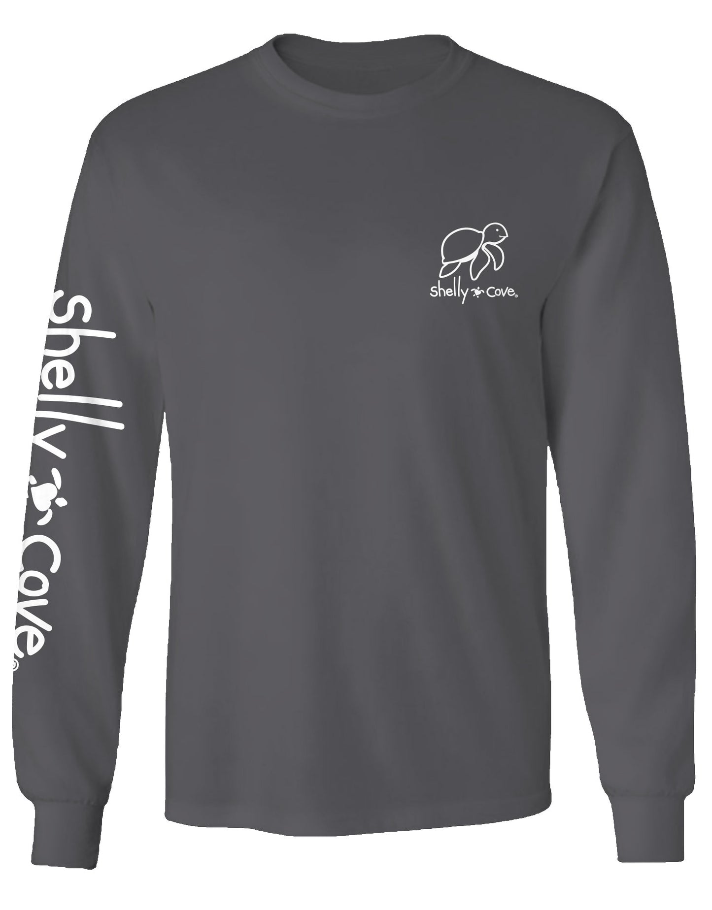 SKELETON PATTERN TURTLE, ADULT LS COMFORT COLORS TEE