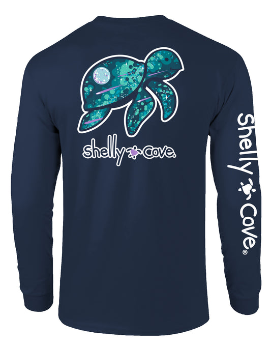 STARRY NIGHT TURTLE, ADULT LS COMFORT COLORS